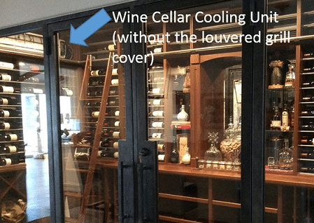 Wine Cellar Cooling Unit Installation