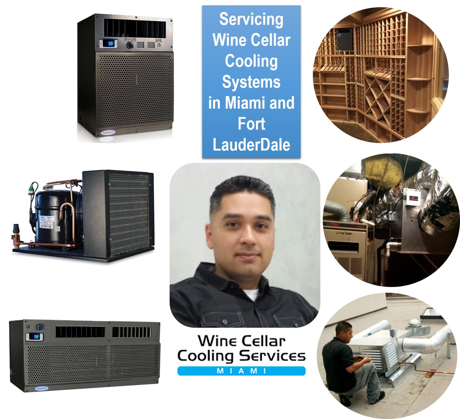 Wine Cellar Refrigeration System Repair Experts Servicing San Francisco and Fort Lauderdale